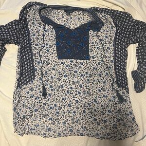 Lucky Brand floral women’s shirt.